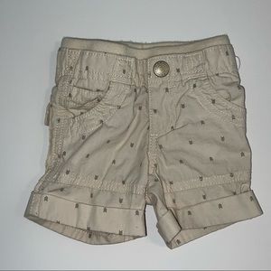 Old Navy Boy’s Cuffed Arrow Shorts, Size 0-3 Months
